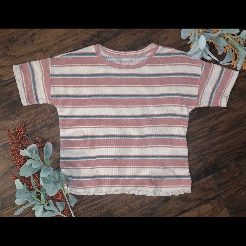 American Eagle Striped Shirt